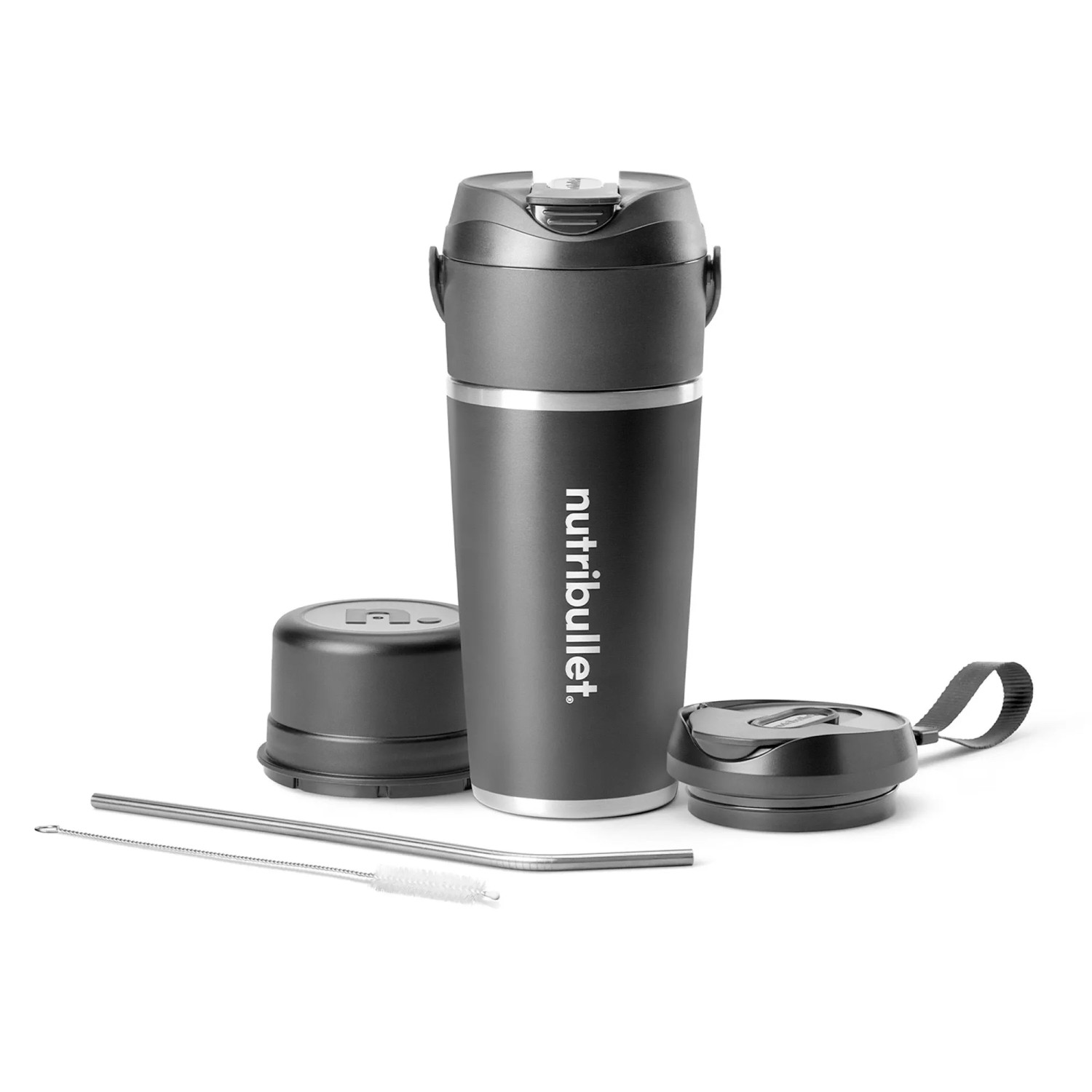 Nutribullet Portable tragbarer Mixer Flip NBP016B Schwarz To Go, Isolierfunktion