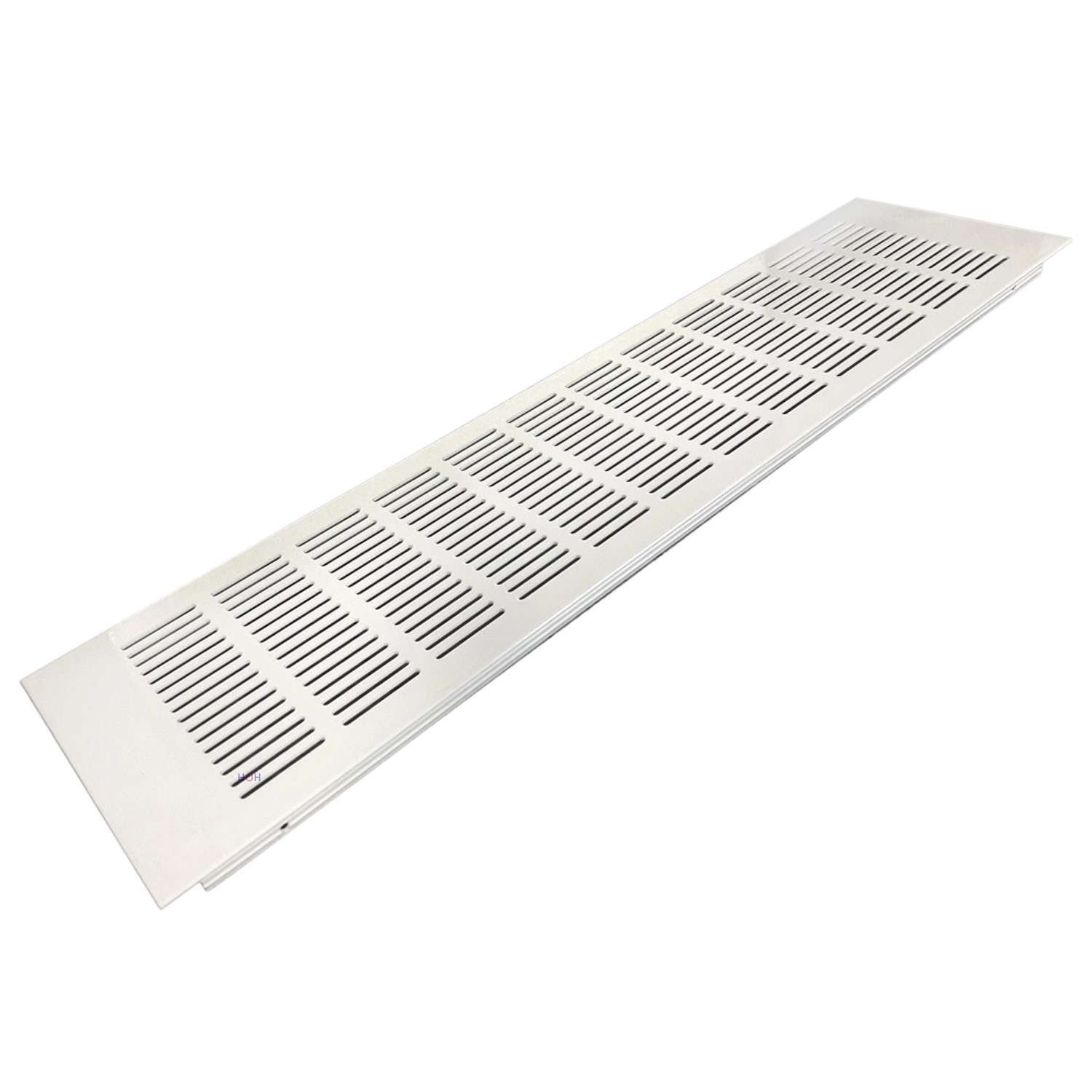 Häusler Lüftungsgitter LG-5013 W Eloxiert Stegblech Alu Weiß 500 x 130 mm günstig online kaufen