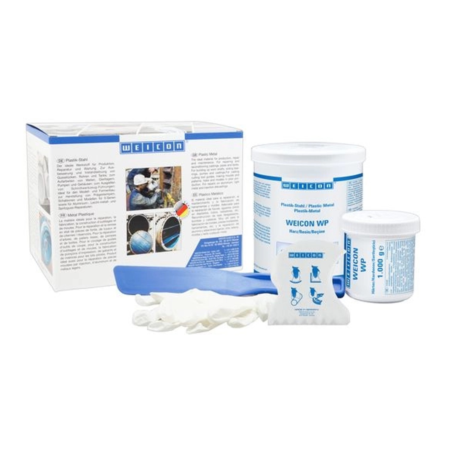 WEICON Plastik-Stahl WP   2 kg