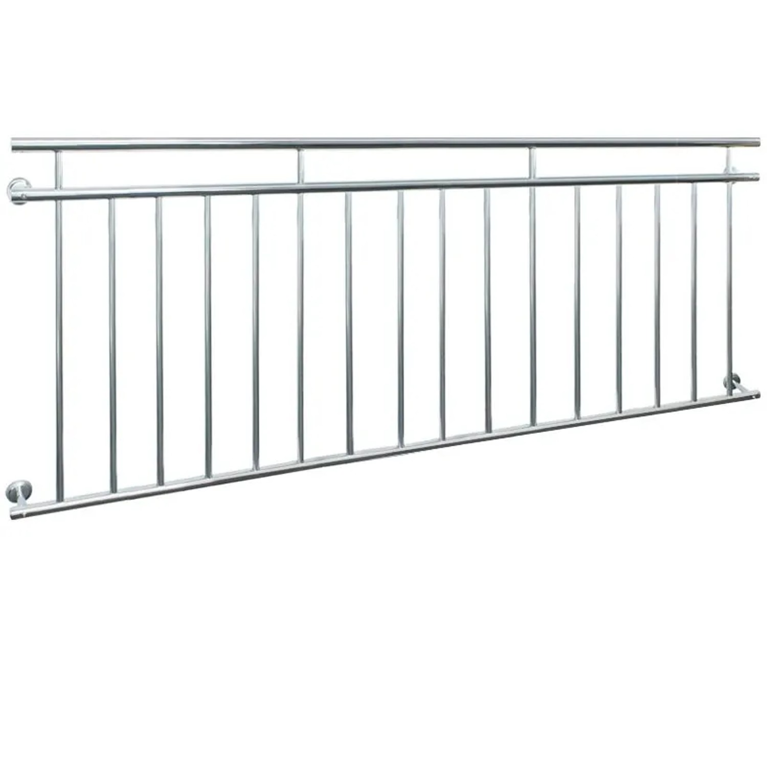 ECD Germany Französisches Balkongeländer 225 x 90 cm mit 16 Füllstäben kaufen bei OBI