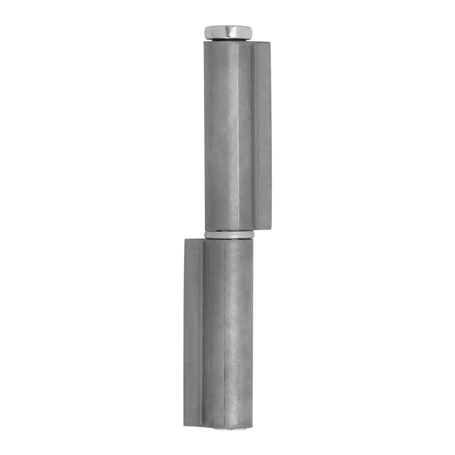 SOTECH Anschweißband Außen Ø15 mm Höhe 120 mm mit Kurzer Fahne Stahl Schwarz