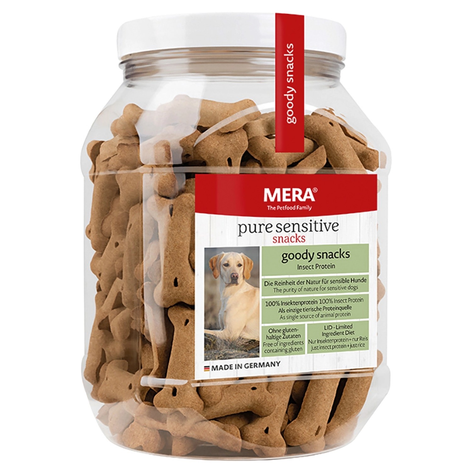 Meradog Spezialfutter für Hunde Pure Sensitive Goody Snack Insect Protein 600 g