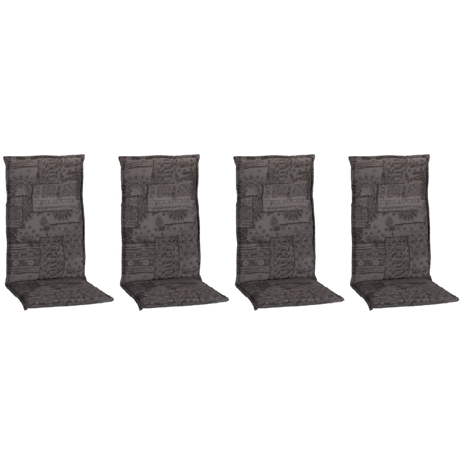 Beo Sitzauflage Hochlehner Boa Vista 4er-Set Braun günstig online kaufen