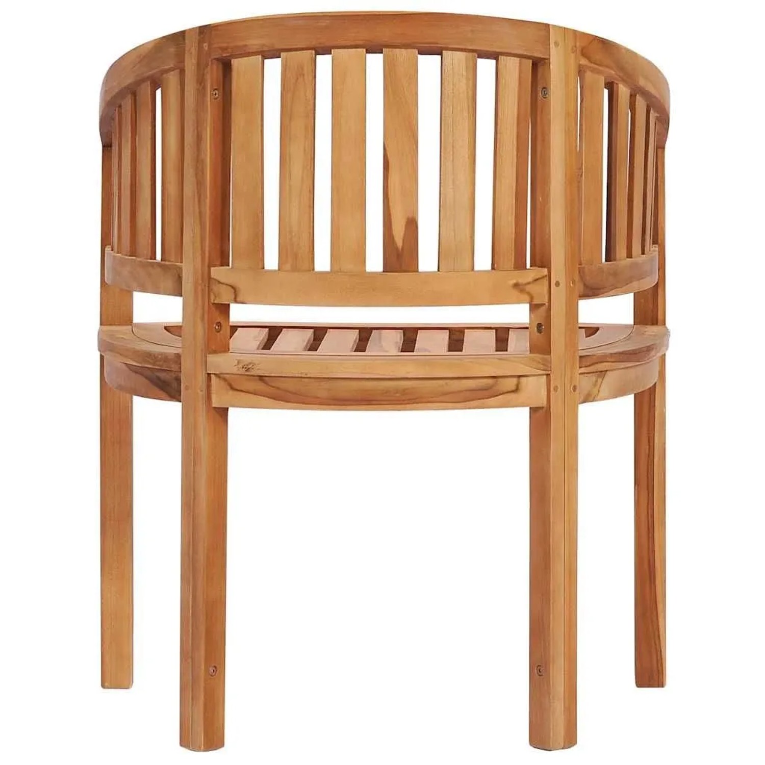 vidaXL Bananenstühle 2 Stk Massivholz Teak 48019_6