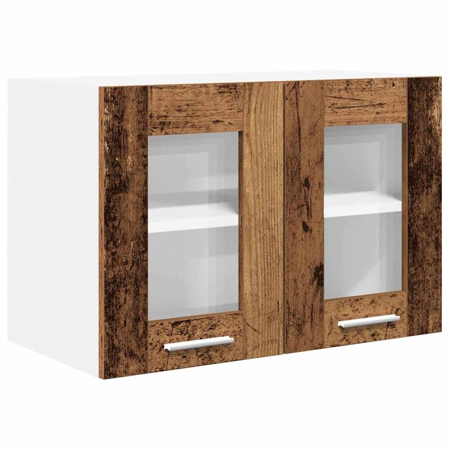vidaXL Hängeschrank mit Tür Riga Altholz 60 x 31 x 40 cm Holzwerkstoff 884222