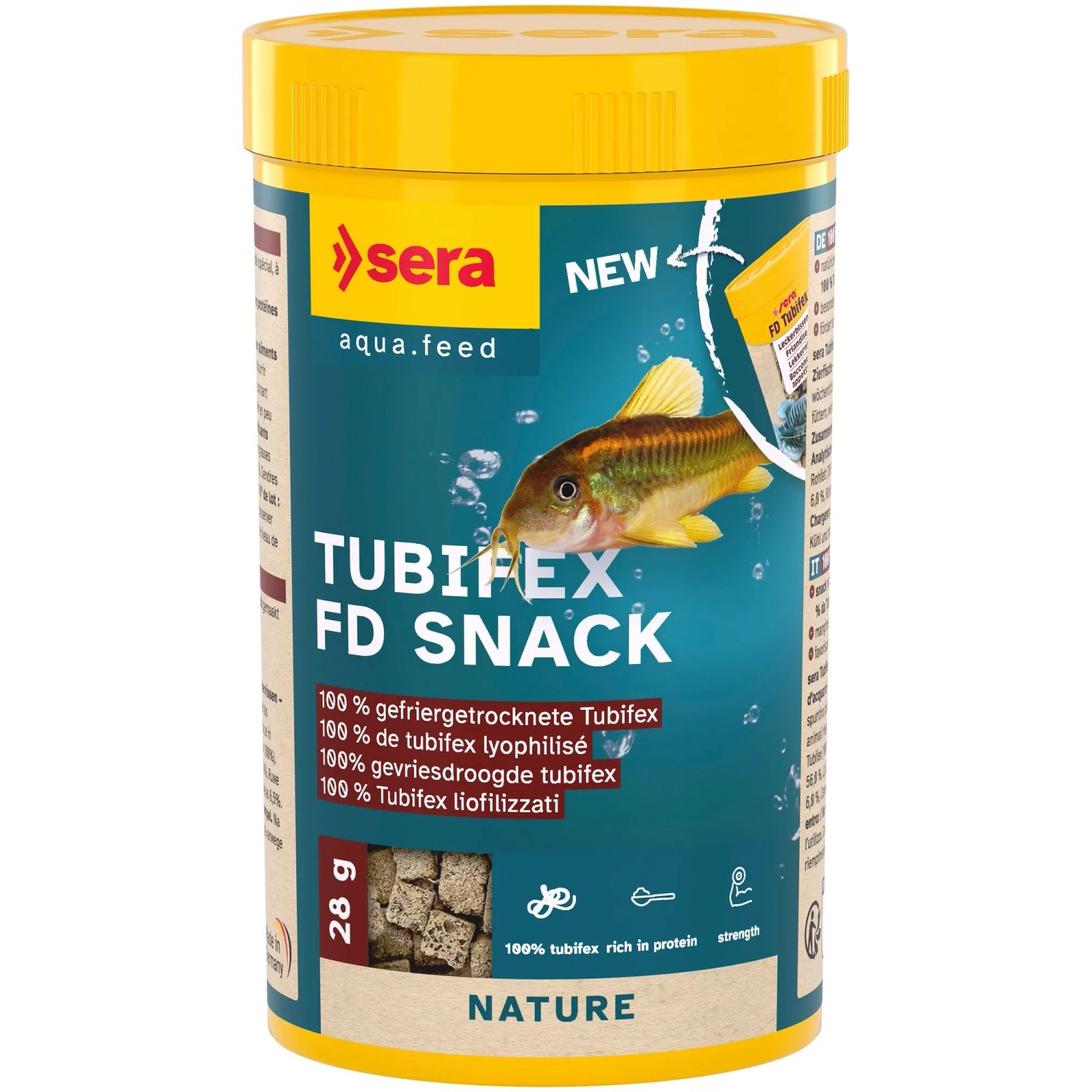 Thumbnail - Sera Spezialfutter FD Tubifex 250 ml (28 g)