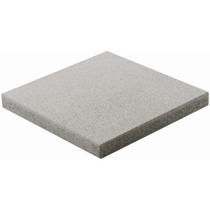 Terrassenplatte Almelo silbergrau, 50x50x5 cm. Gehwegplatte aus Beton für Terrasse und Garten.