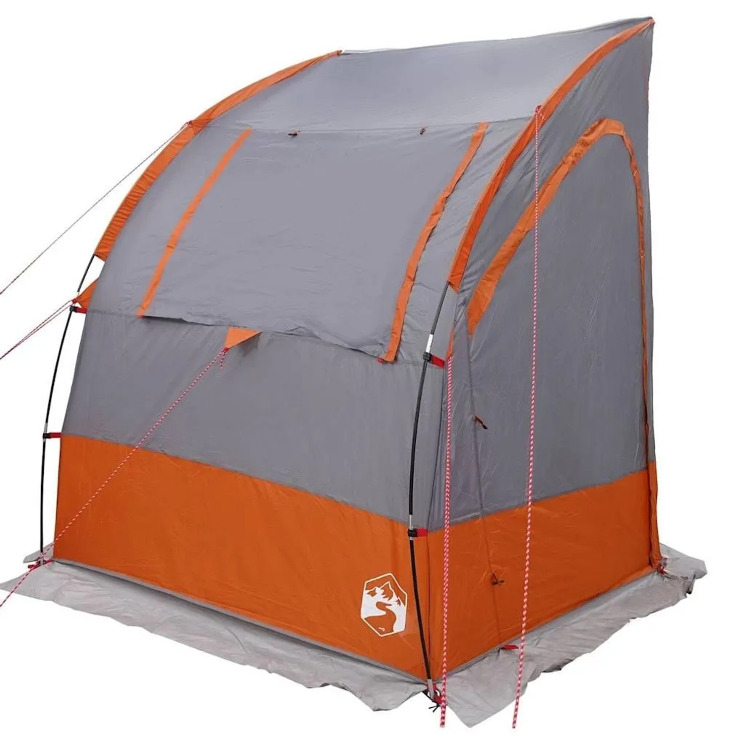 vidaXL Heckklappenzelt Grau und Orange 194 x 180 x 210 cm Taft 42001076