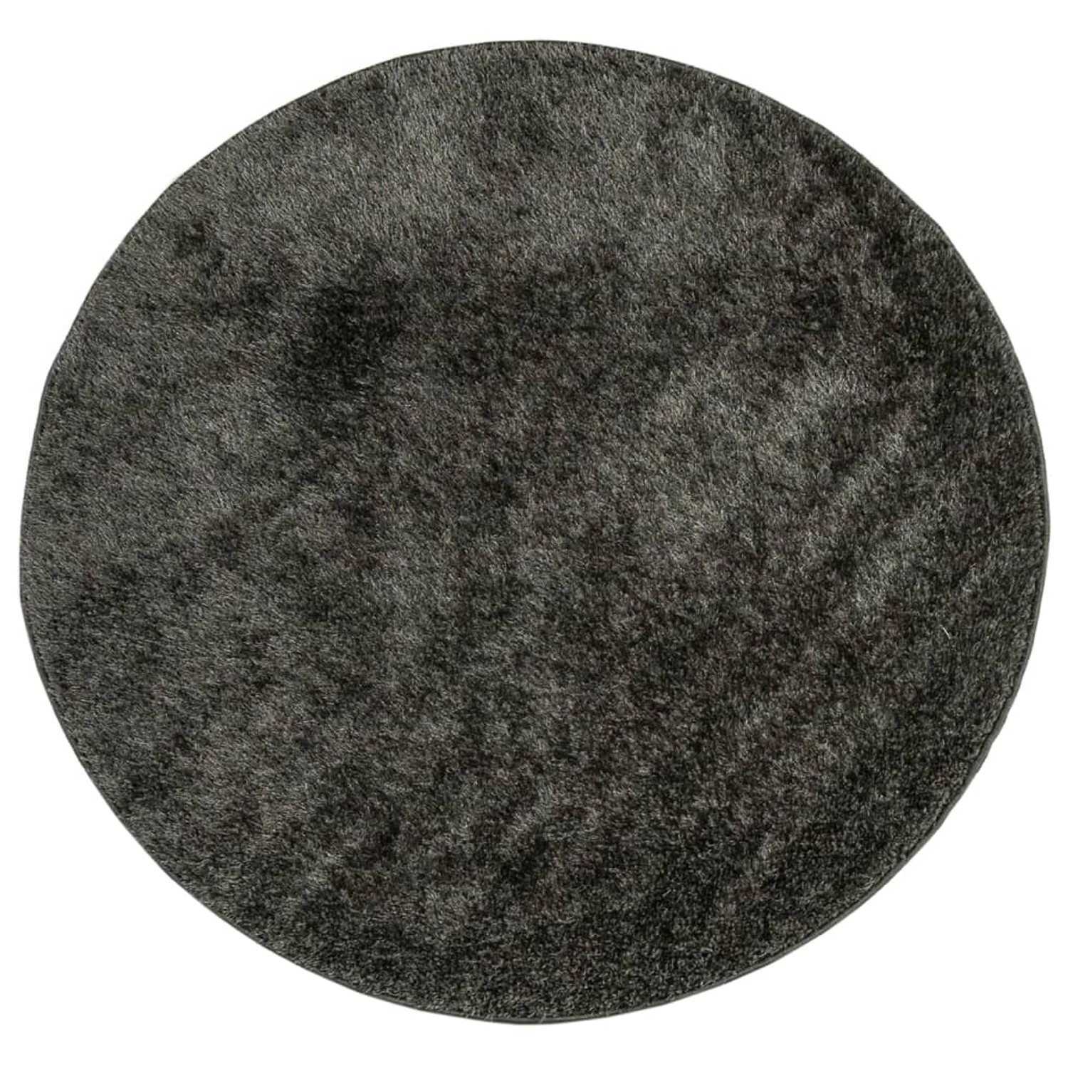 vidaXL Teppich Istan Hochflor Glänzend Anthrazit  160 Cm 1933960 günstig online kaufen