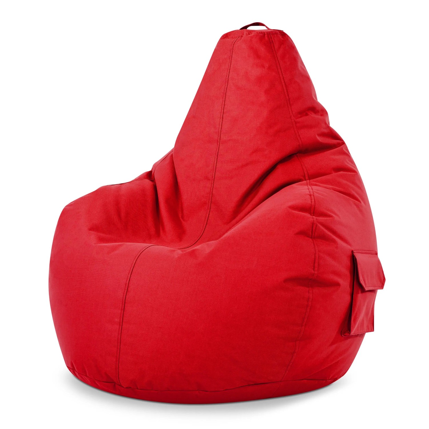 Green Bean Sitzsack Cozy 80 x 70 x 90 cm Wetterfest Waschbarer Bezug Rot