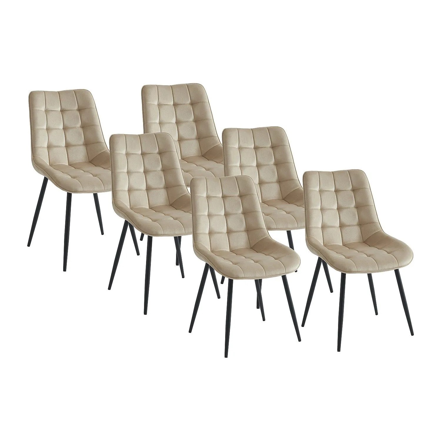 Vente-unique Stuhl Ollua Beige 49.5 cm
