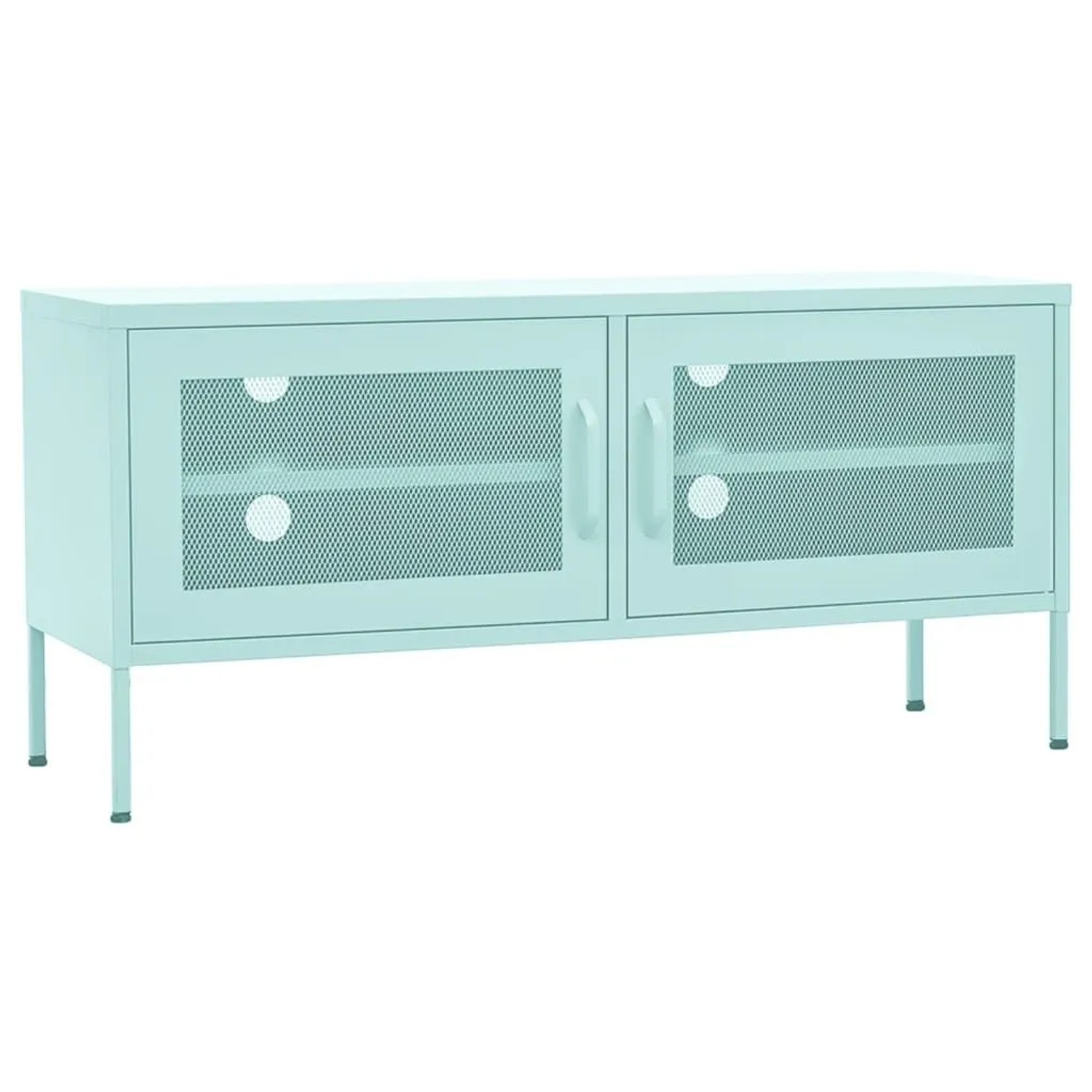 vidaXL TV-Schrank Minzgrün 105x35x50 cm Stahl 336239