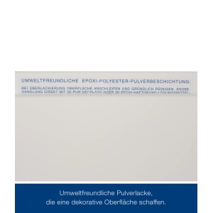 Detailansicht Hörmann ZK Türelement Verkehrsweiß: Beschichtung und Hinweise zur Lackierung.