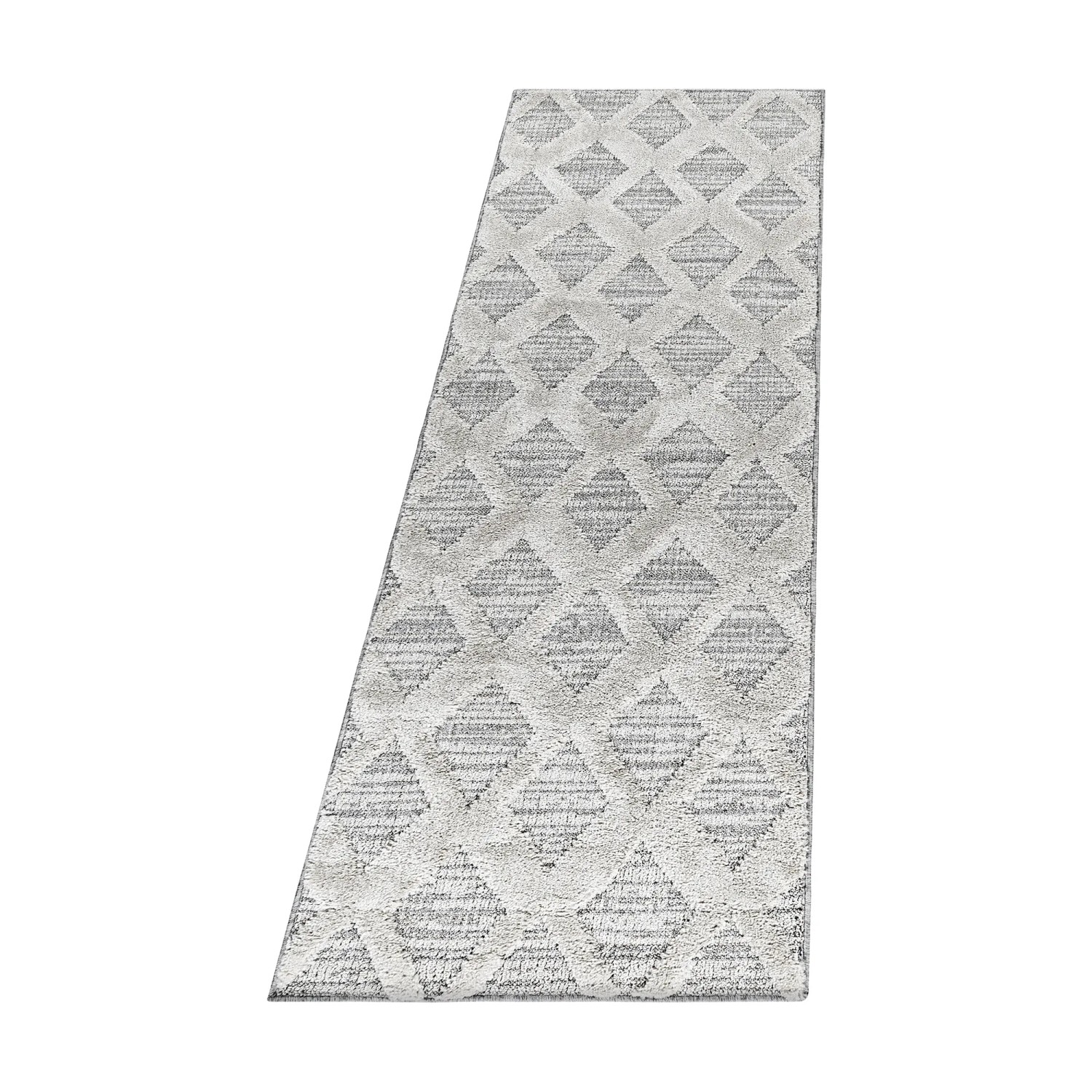 Ayyildiz Hochflorteppich Pisa 4703 Grau 60 cm x 110 cm