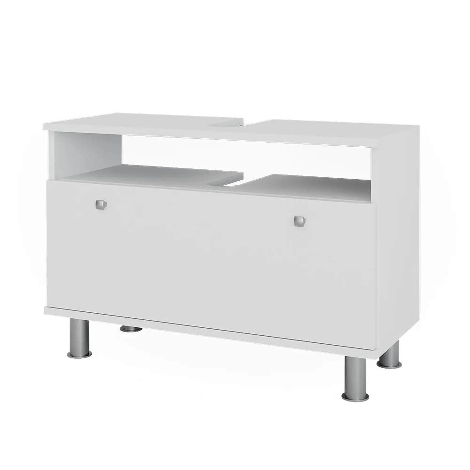Vicco Waschbeckenunterschrank Fynn Weiß 80 x 54 mit Schublade