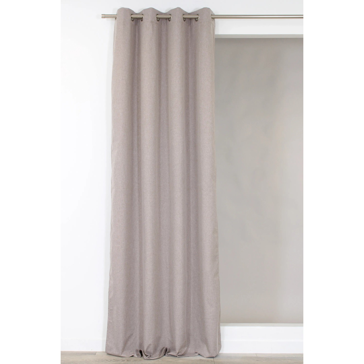Cosy Living Verdunkelungsvorhang Goodnight, 140x260 cm, Taupe. Blickdichter Fenstervorhang mit Ösen.