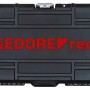 Gedore Steckschlüssel-Satz R59003026, 26-teilig im schwarzen Koffer mit roten Akzenten.