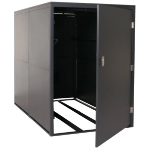 MCW 2er-Fahrradgarage L56c Abschließbar Metall 160x113x209cm Anthrazit