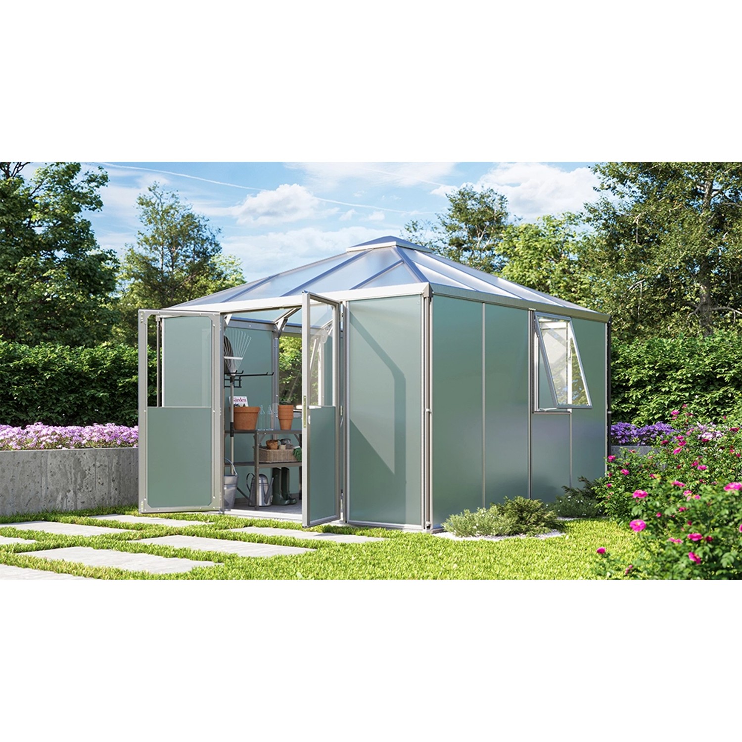 Vitavia Gerätehaus Universum Alu 10,2 m² günstig online kaufen