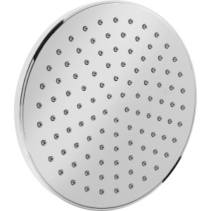 Runde, verchromte baliv Kopfbrause KBR-20.10 mit Antikalk-Noppen, Ø 20 cm.