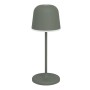 Grüne EGLO LED Akku Tischleuchte MANNERA-S mit Erdspieß und Touchdimmer.