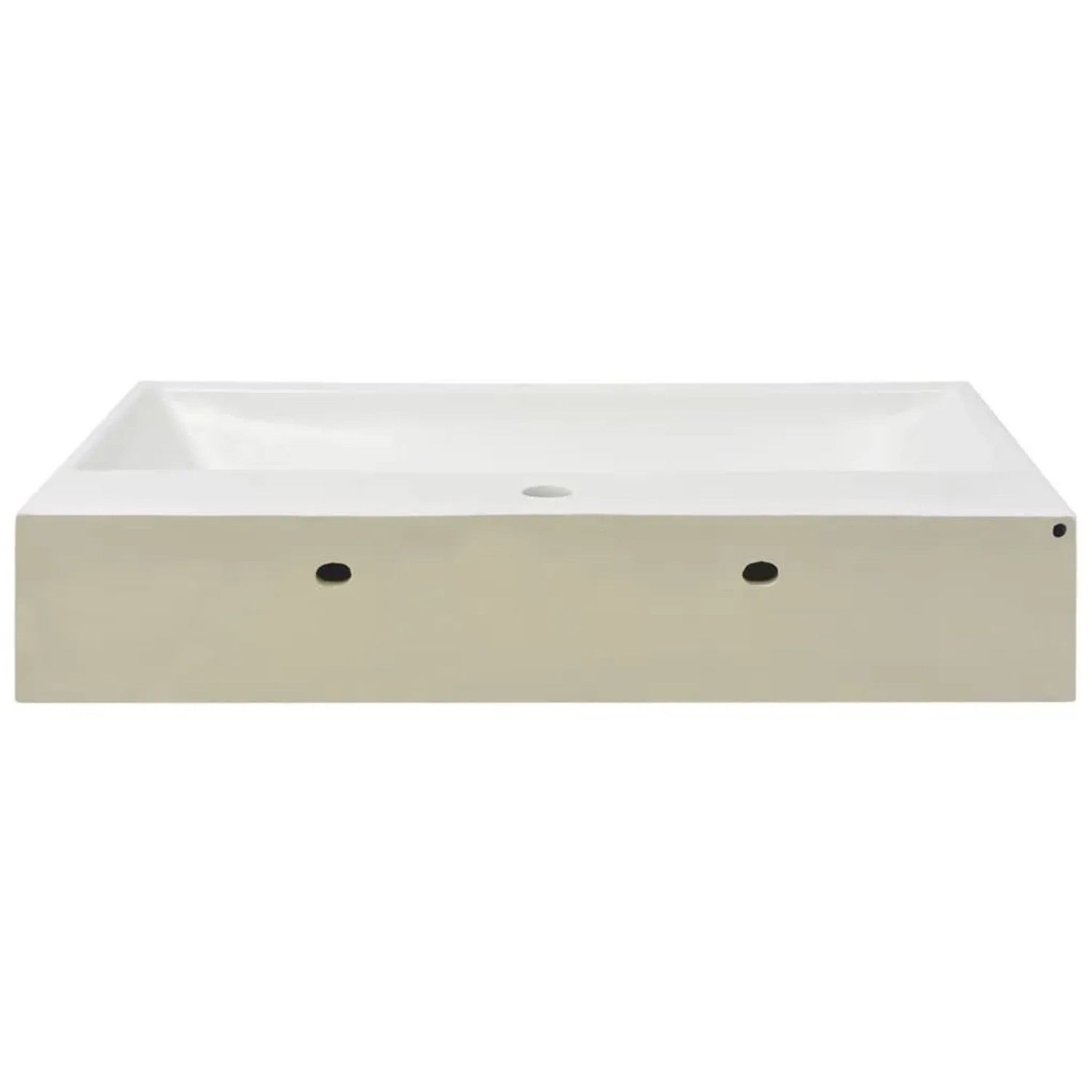 vidaXL Waschbecken mit Hahnloch Keramik Weiß 76x42,5x14,5 cm 142348_4