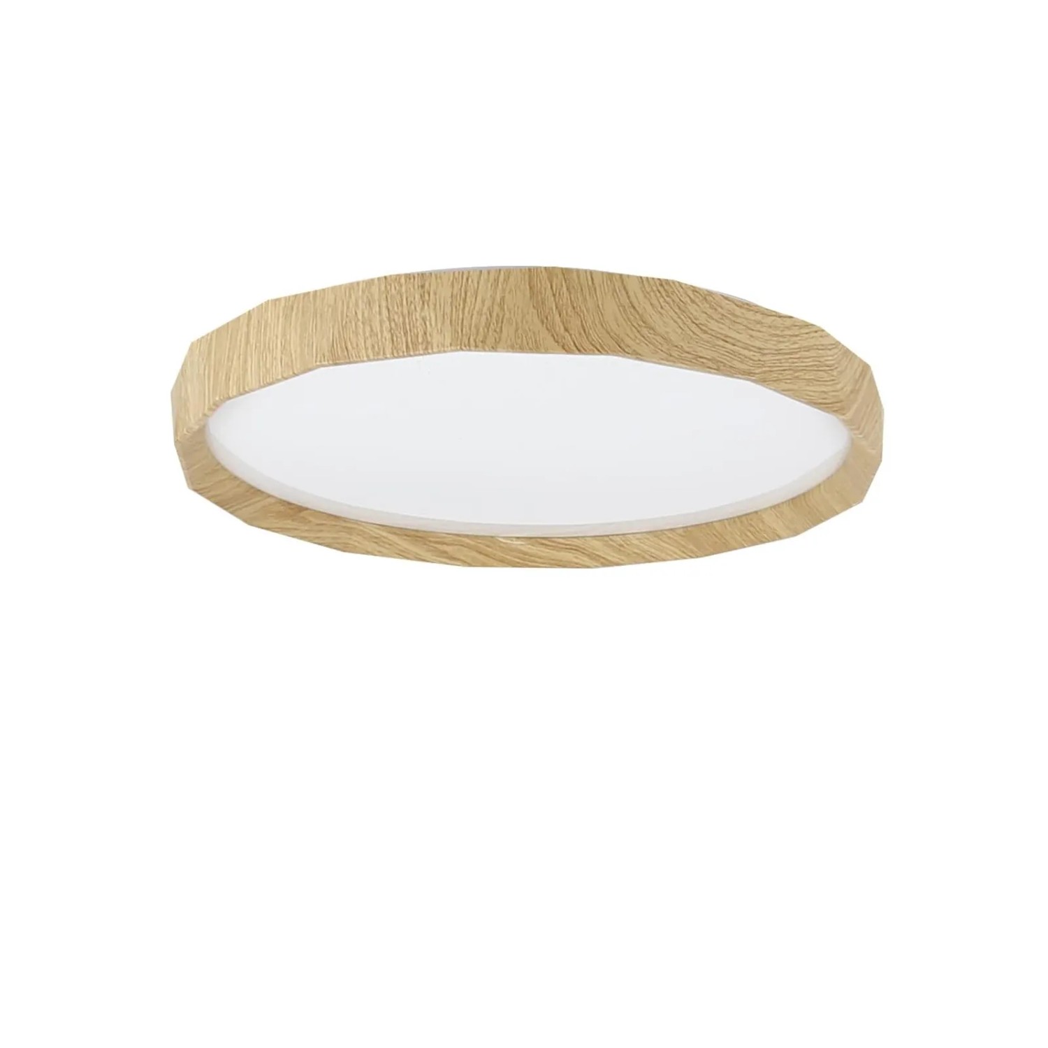 NETTLIFE LED Deckenleuchte aus Metall L40cmHolzfarbe