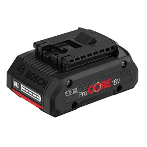 Bosch Professional ProCore 18V 4Ah Akku für Akkugeräte, 18 Volt, 4.0 Ah.