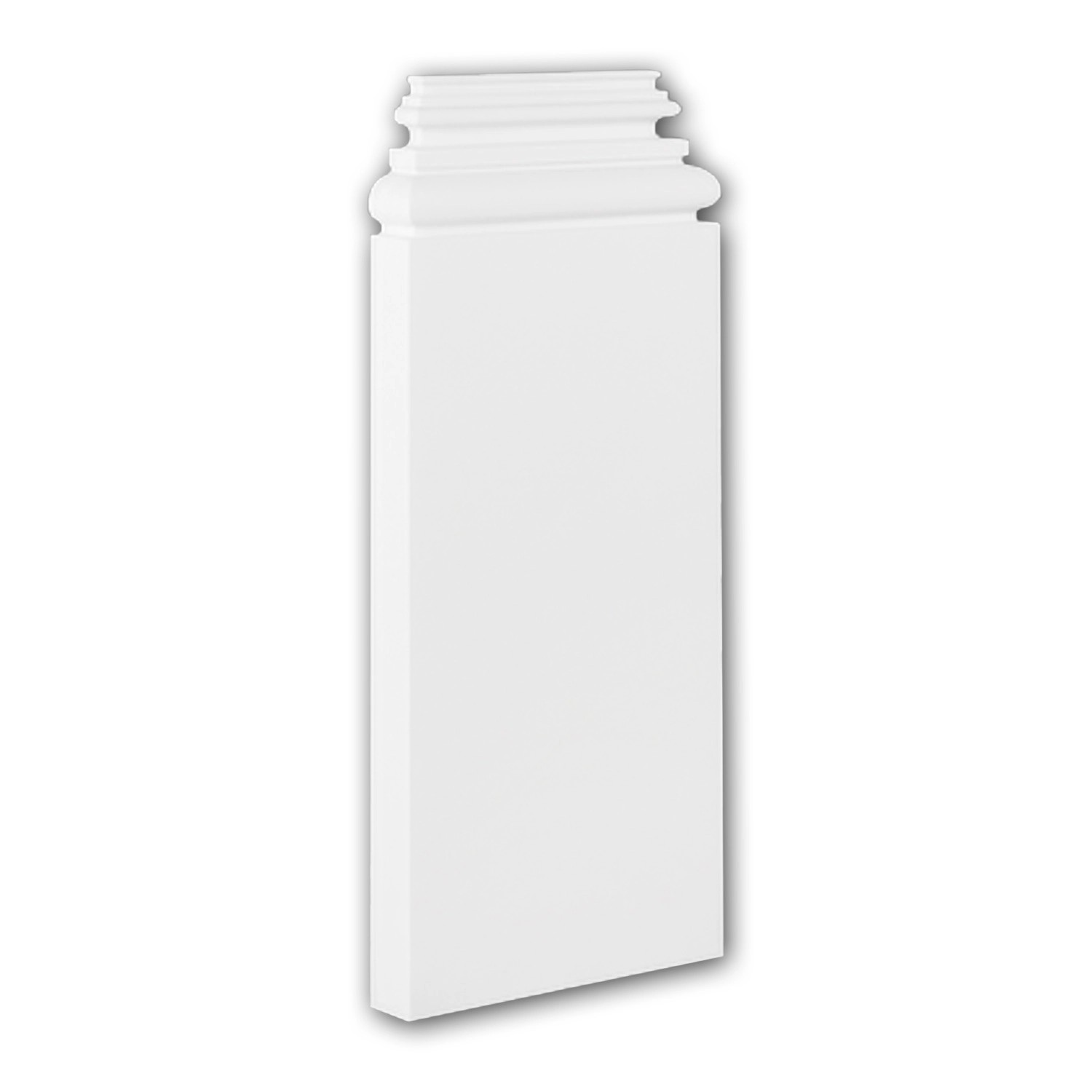 Thumbnail - PROFHOME 123400 Pilaster Sockel Zierelement Flachsäule Wandsäule, 39 cm x 90,5 cm x 7,0 cm Weiß