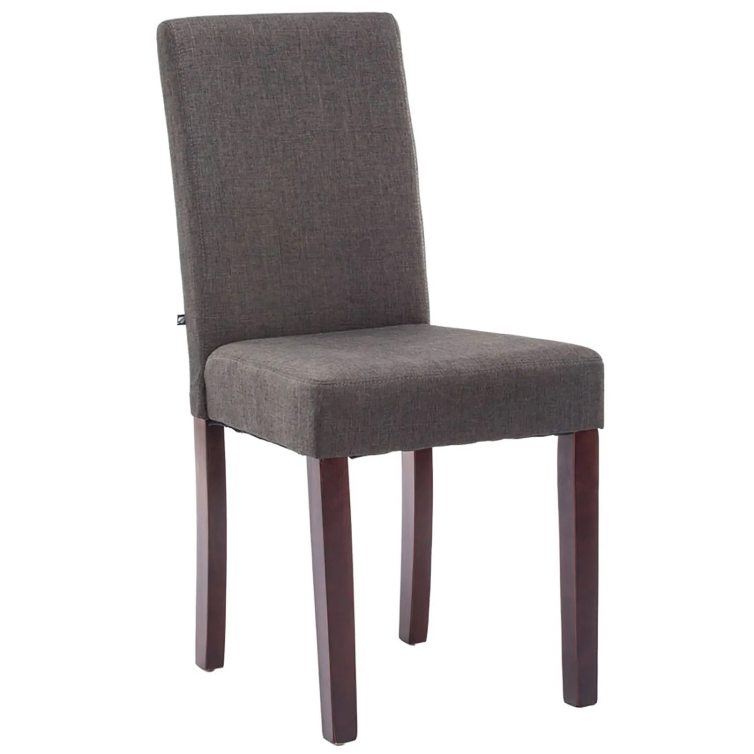 DELUKE Esszimmerstuhl DALAN Stoff Dunkelgrau 41x47x91cm Cappucino Essstühle Esszimmerstühle Küchenstühle Wohnzimmerstühle