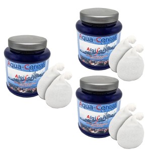 Aqua-Cereal AlgiForte Algenmittel, 3 Dosen mit Dosiersäckchen für den Teich.