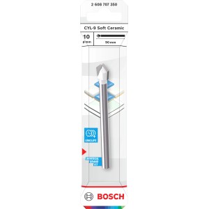 Bosch CYL-9 Fliesenbohrer, 10 mm, für weiche Keramikfliesen.