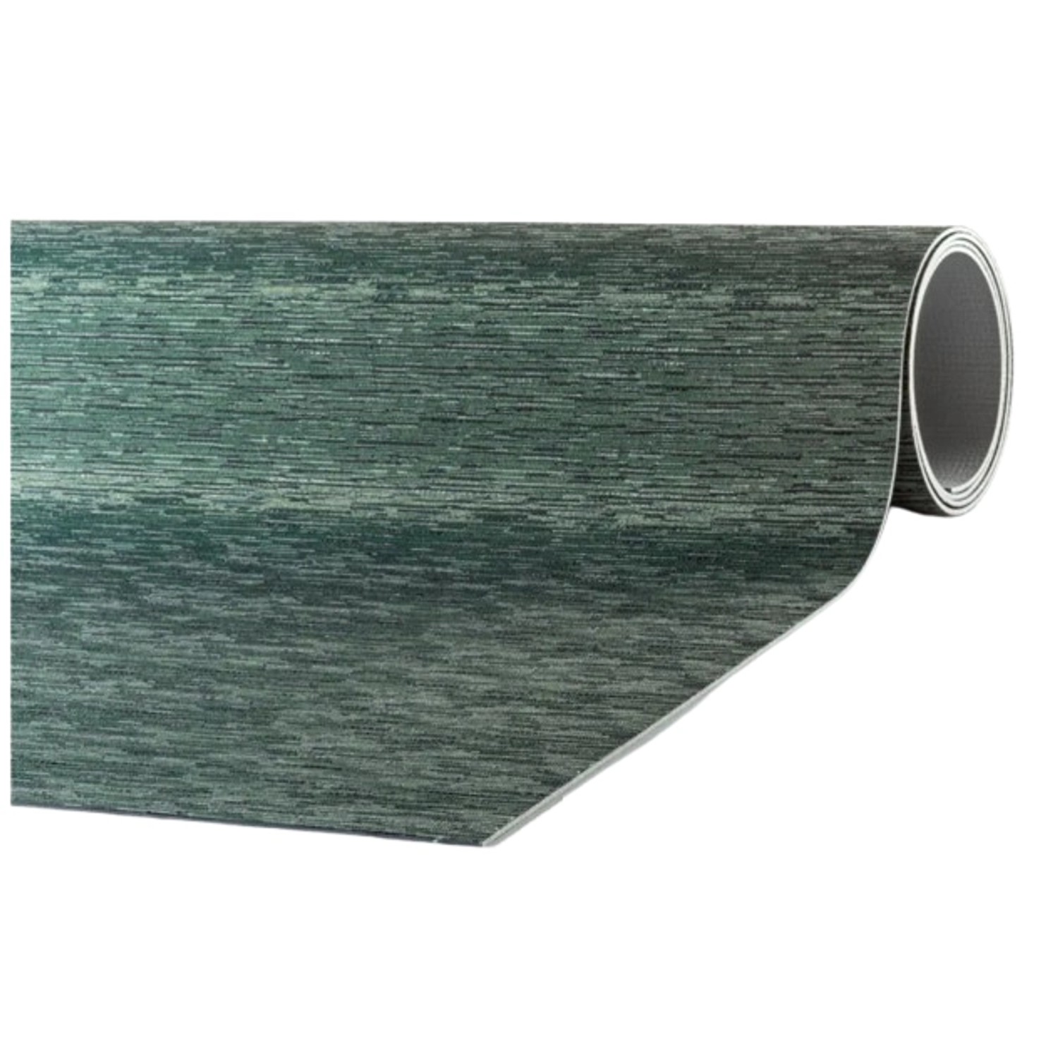 Thumbnail - Peyer Syntex Mira Jacquard Teppich Uni Farbe Grün 80 x 150 cm