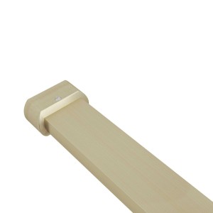 Gold gebürstete Stabilisierungsstange aus Aluminium, 90cm, für Walk-in Dusche und Glaswand.