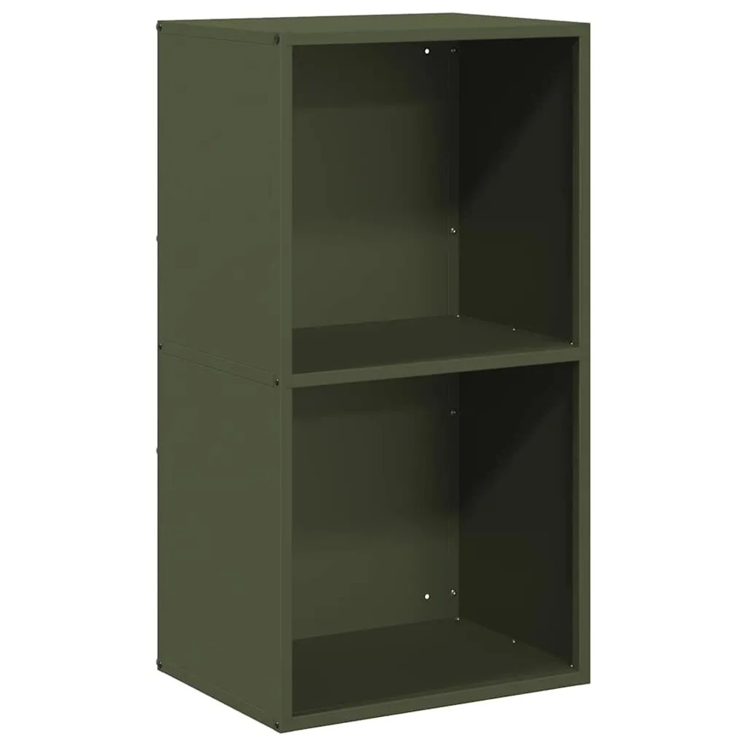 vidaXL Brennholzregal Olivgrün 40x30x75 cm Kaltgewalzter Stahl 864194