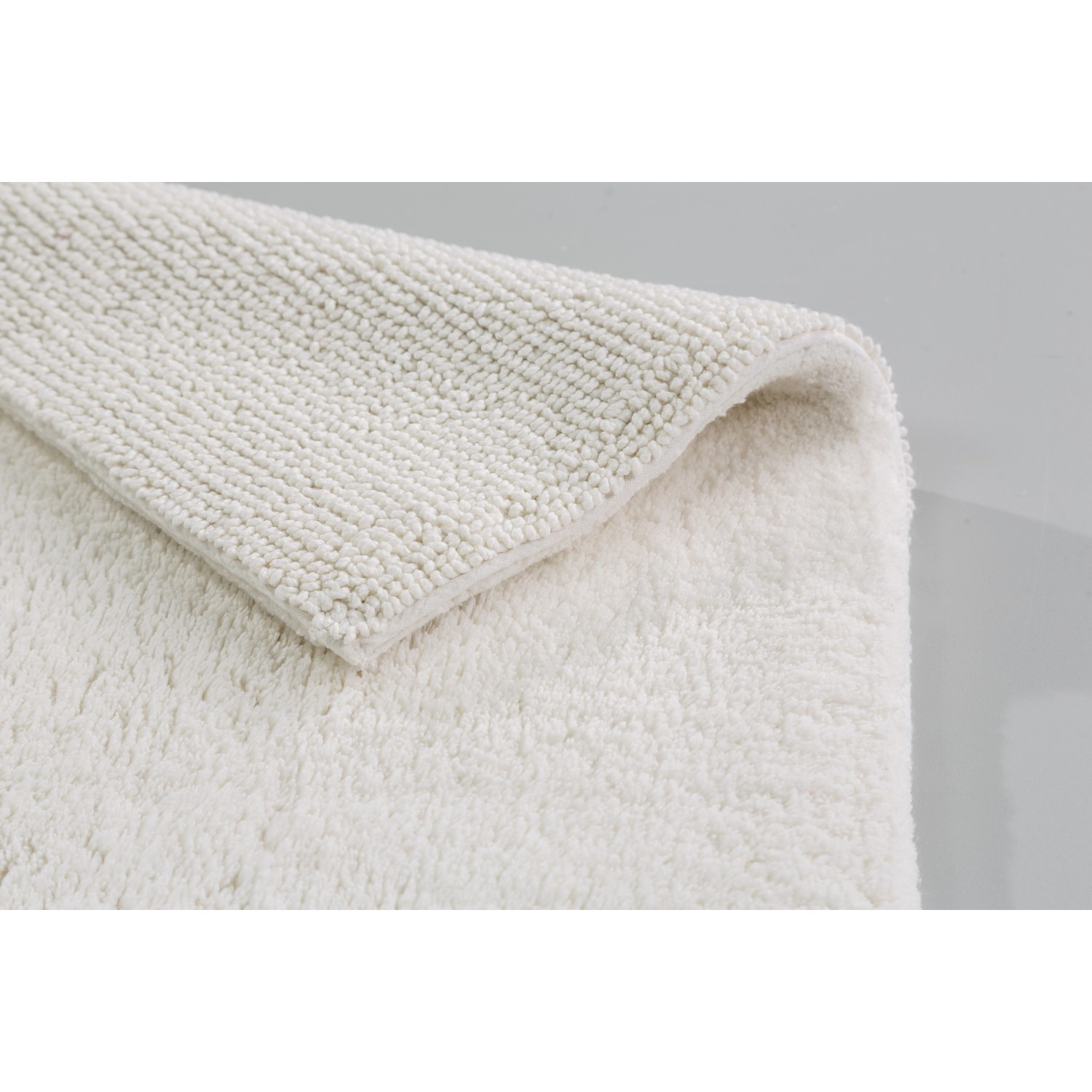 Schöner Wohnen Badteppich Bahamas, 60x90 cm, Uni Creme, Baumwolle, weich und saugfähig.