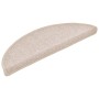 vidaXL Stufenmatten 15 Stk 56x17x3 cm Taupe Halbrund 133882_4
