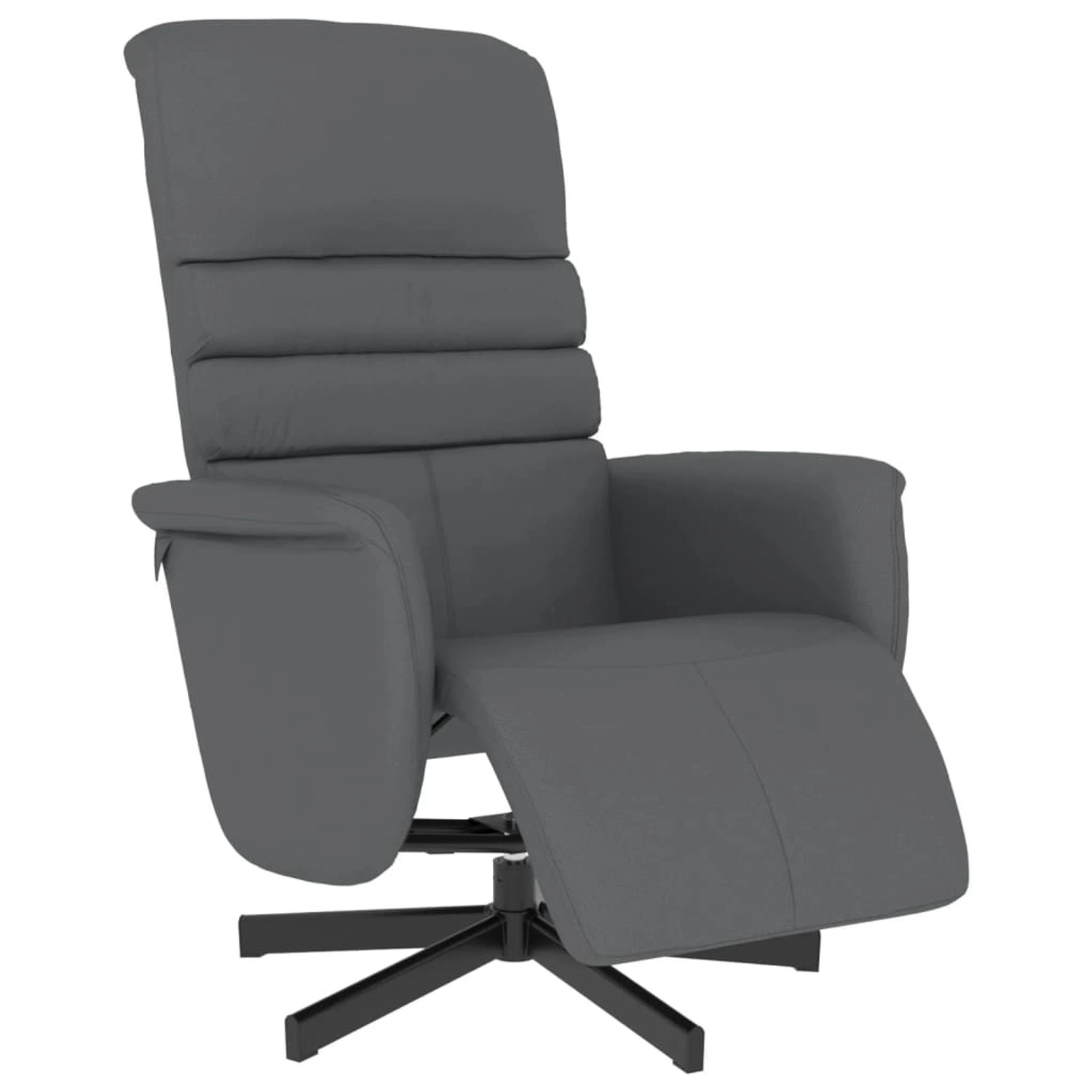 vidaXL Relaxsessel mit Fußteil Grau Kunstleder 356706 günstig online kaufen