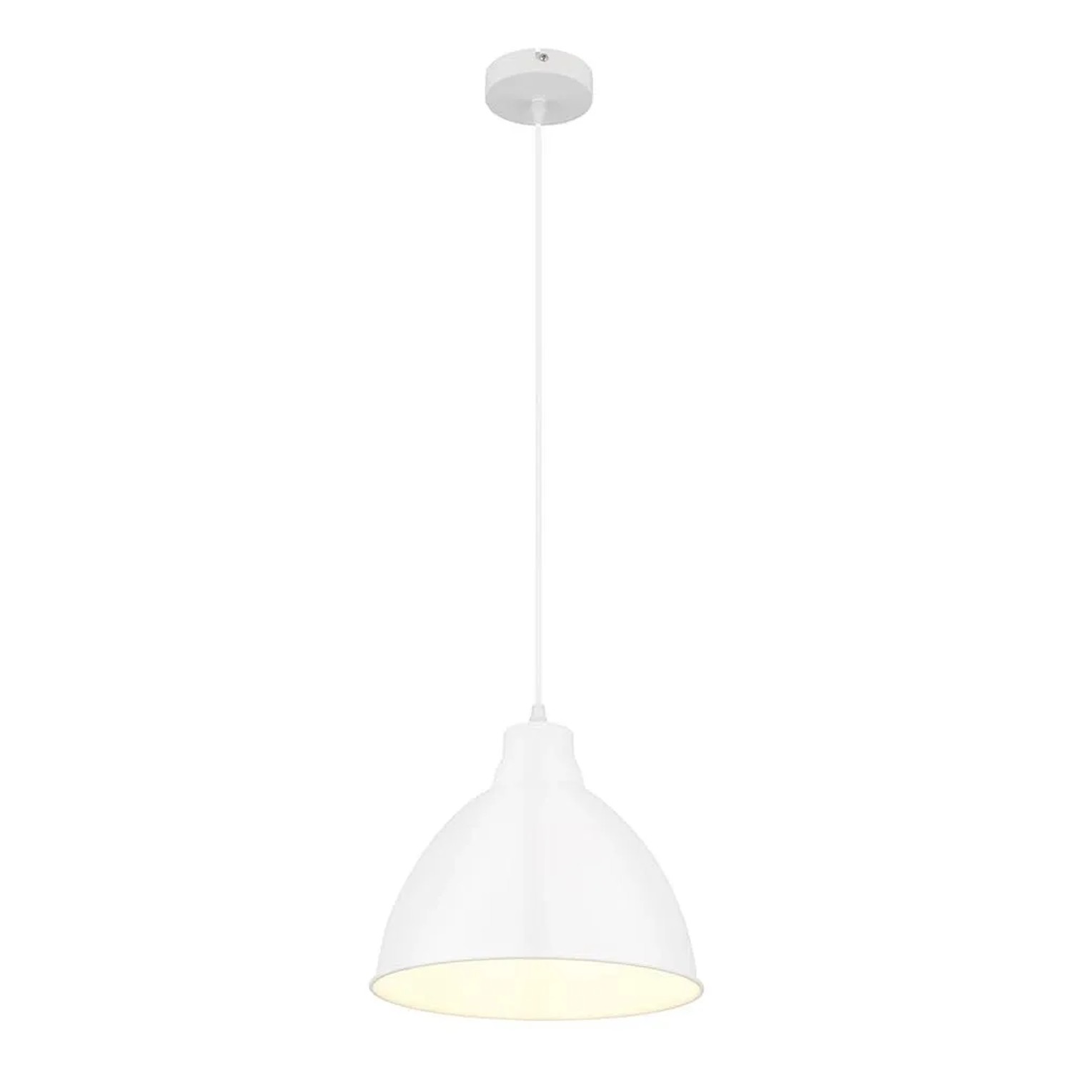 Arte Lamp Pendelleuchte Braccio E27 Weiß Höhenverstellbar