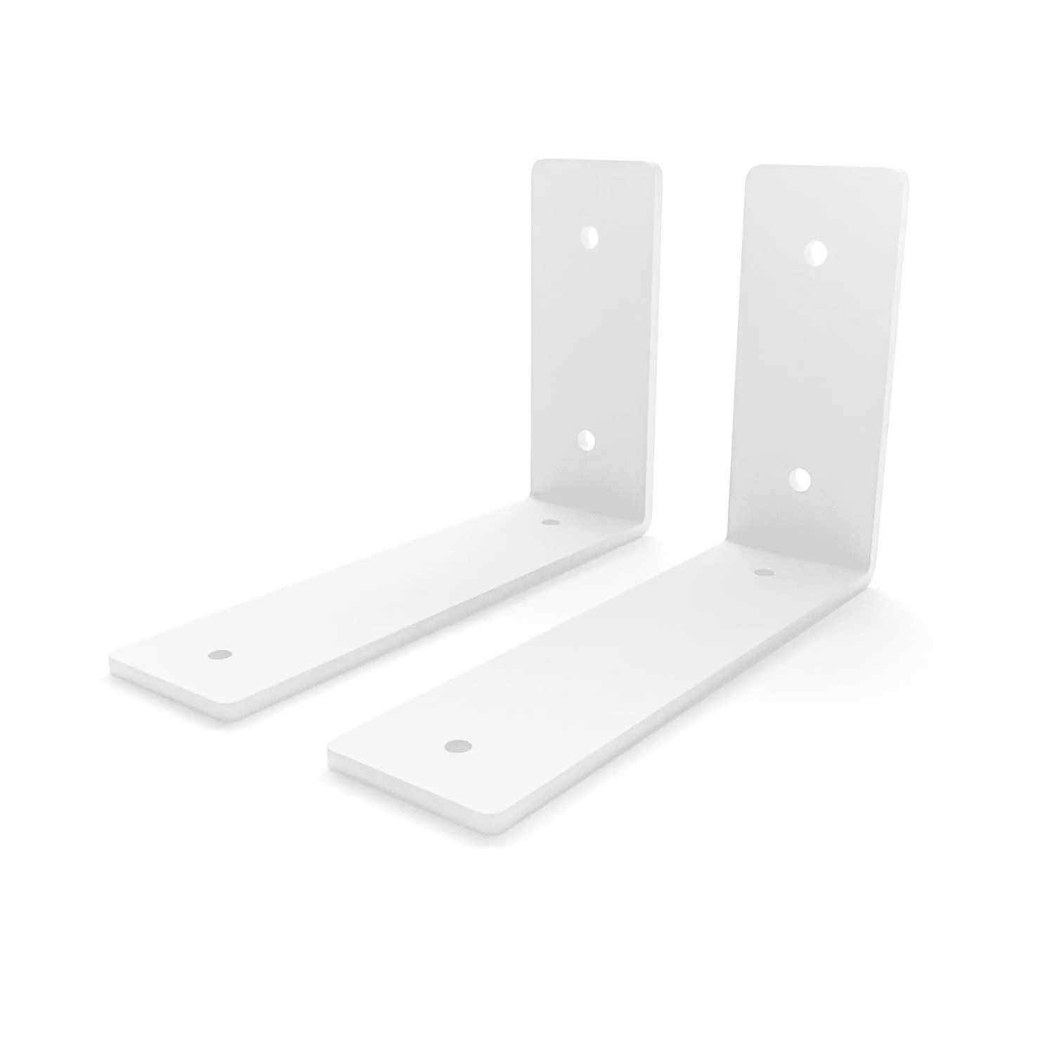 HEVVA Regalwinkel FREIBERG 15 cm Tief 2er Set Weiß günstig online kaufen