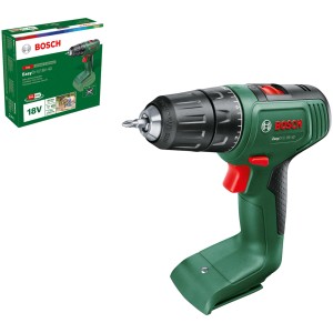 Bosch EasyDrill 18V-40 Akku-Bohrschrauber (Solo) in Grün mit Verpackung.