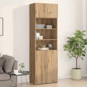 vidaXL Wandschrank Eiche Handwerklich 70 x 42,5 x 40 cm Holzwerkstoff 869151