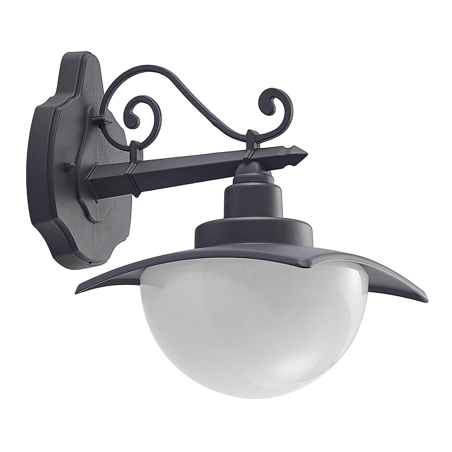 Lindby Wandleuchte Außen Elinda 9926001 Spritzwassergeschützt Landhaus Vint günstig online kaufen