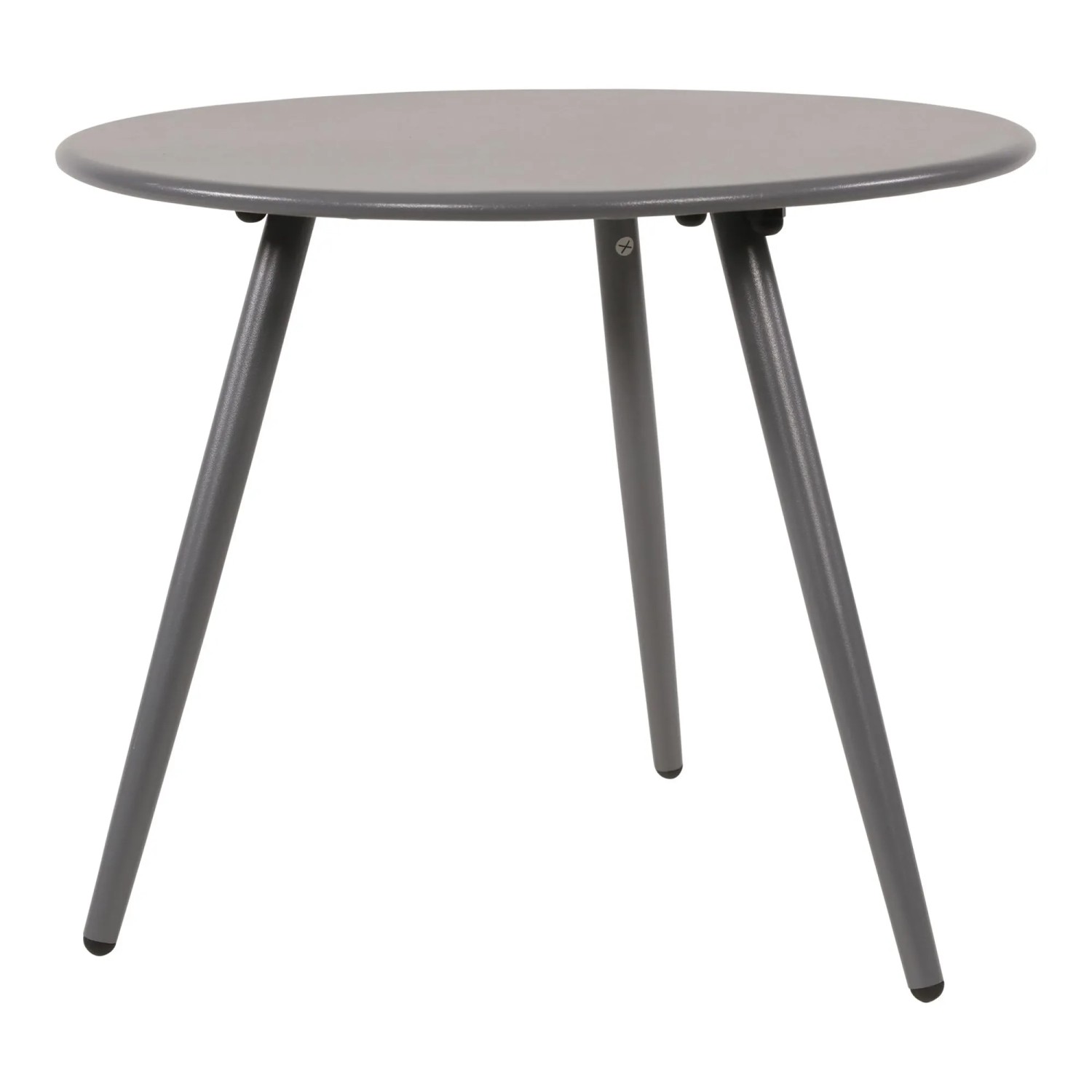 Lesli Gartentisch Rafael Rund Stahl Grau Ø 45 cm