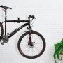 Relaxdays Fahrrad Wandhalterung Eisen Schwarz Klappbar 44 cm x 27 cm x 9 cm_2