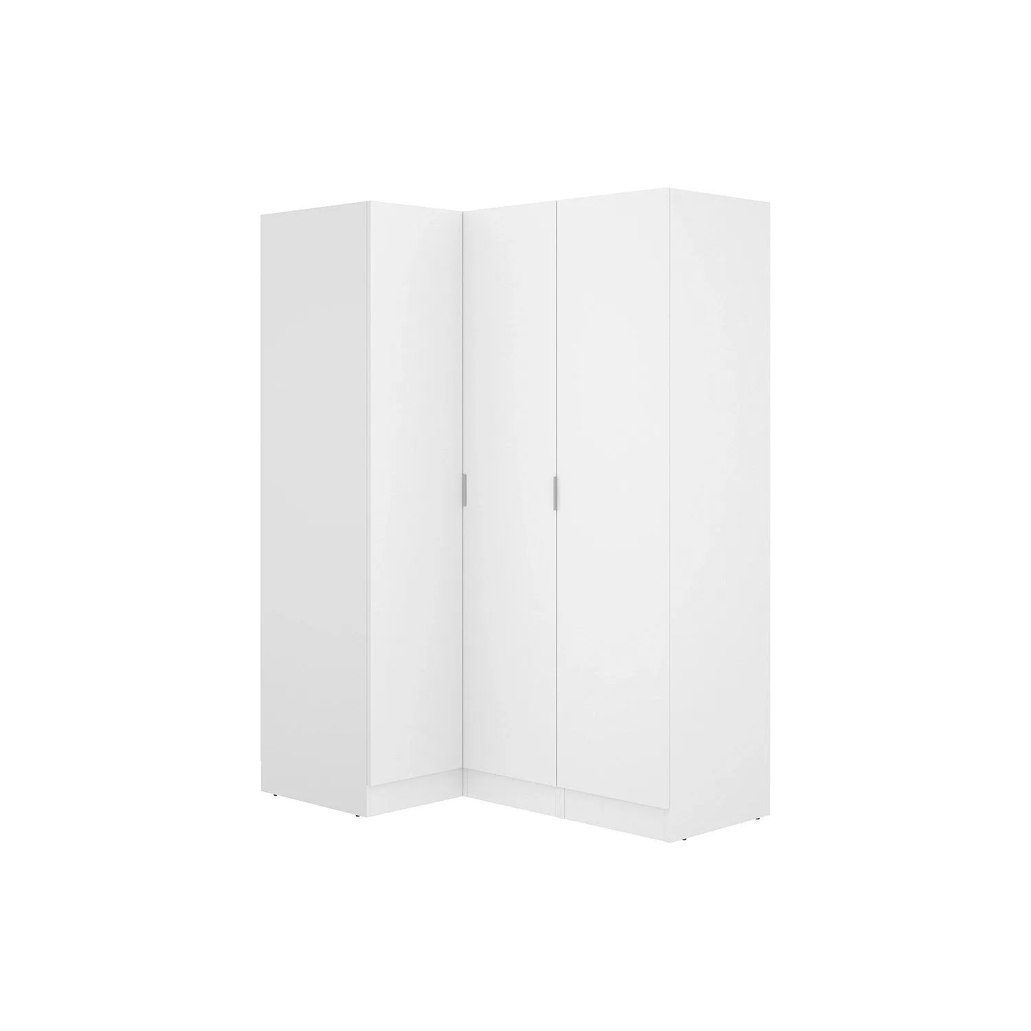Vente-unique Kleiderschrank Listowel Weiß 132 cm
