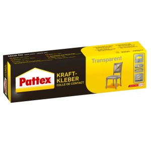 Verpackung Pattex Kraftkleber Transparent, 125g, ideal für transparente Klebungen.