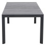 Rechteckiger Siena Garden Gartentisch Silva in Wood Grey, 100x220 cm.