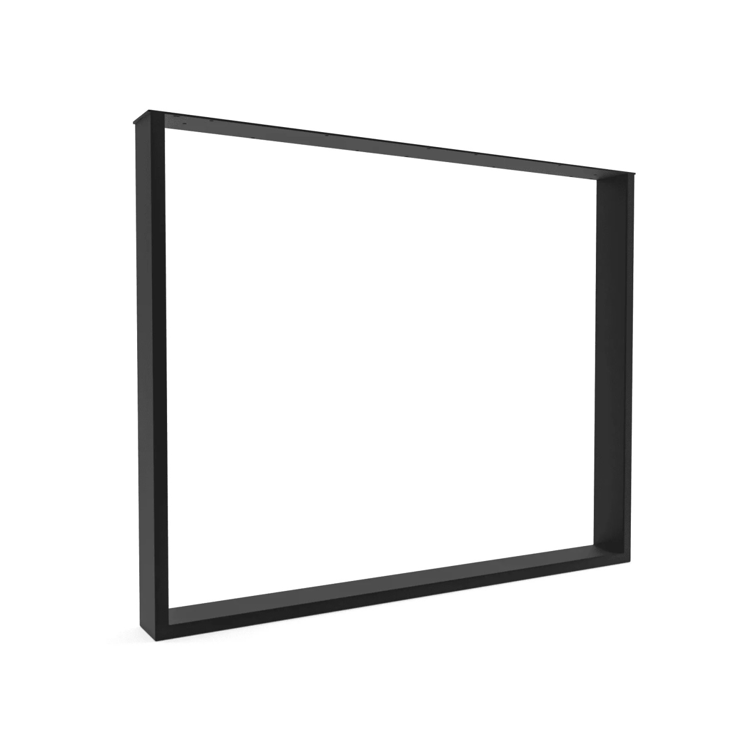 HEVVA Tischkufe BASEL 90 cm Tief 72 cm Höhe 1x Bein Schwarz