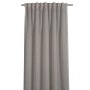 Sehlbach Fertigschal Dolly in Taupe, bestickte, transparente Scheibengardine mit Multiband.